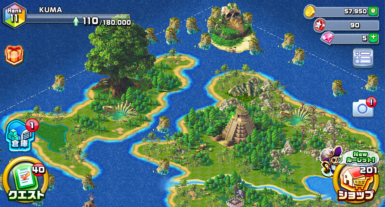 ランブル シティ に期間限定エリア ザクザク トレジャー島 が登場 幻の無人島 をゲットできる Appliv Games