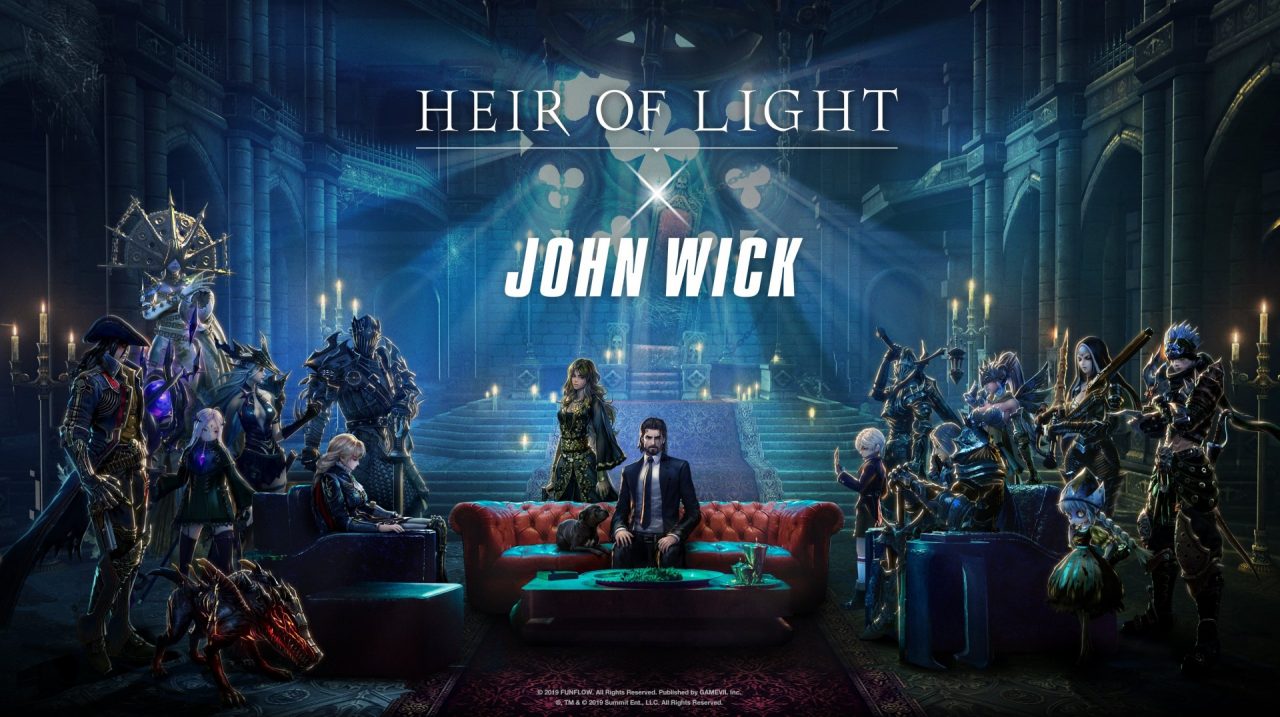『光を継ぐ者』で映画『ジョン・ウィック』とのコラボを実施中！