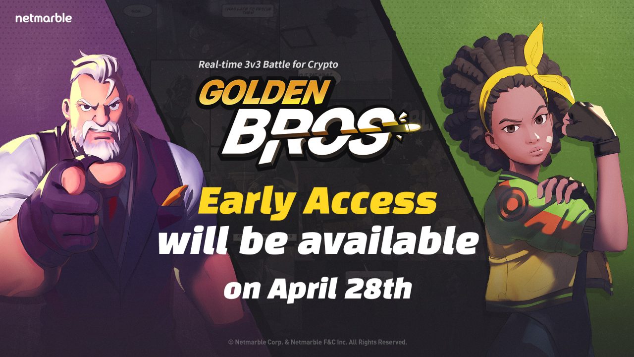 ネットマーブルの新作『GOLDEN BROS』4月28日（木）からアーリーアクセスを開始！